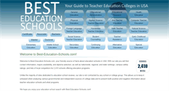 Desktop Screenshot of best-education-schools.com