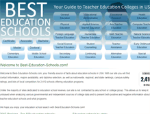 Tablet Screenshot of best-education-schools.com